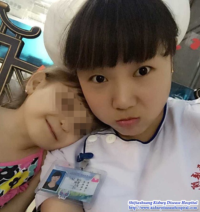 Simile Girl Come From Russia took Micro-Chinese Medicine Osmotherapy